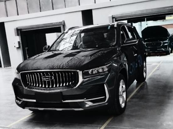 吉利kx11实车曝光黑色大气灰色高质感