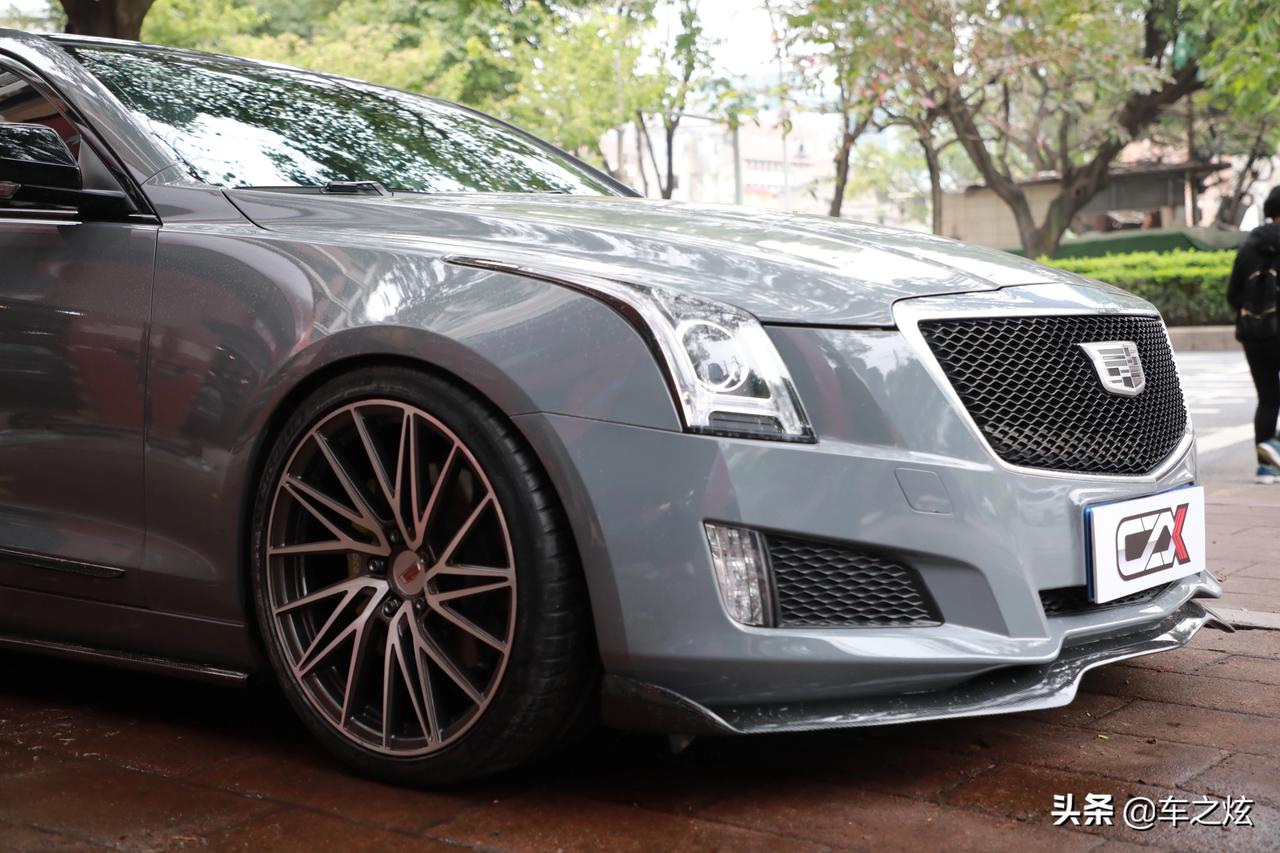 凯迪拉克atsl改装 国产定制锻造19寸轮毂/米其林轮胎 一