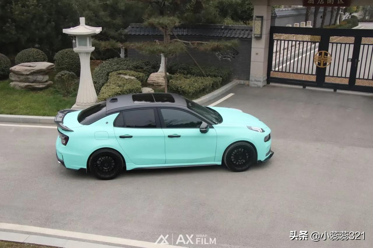 领克03改色蒂芙尼电光蓝这种神仙颜色够轻奢@领克汽车#汽车