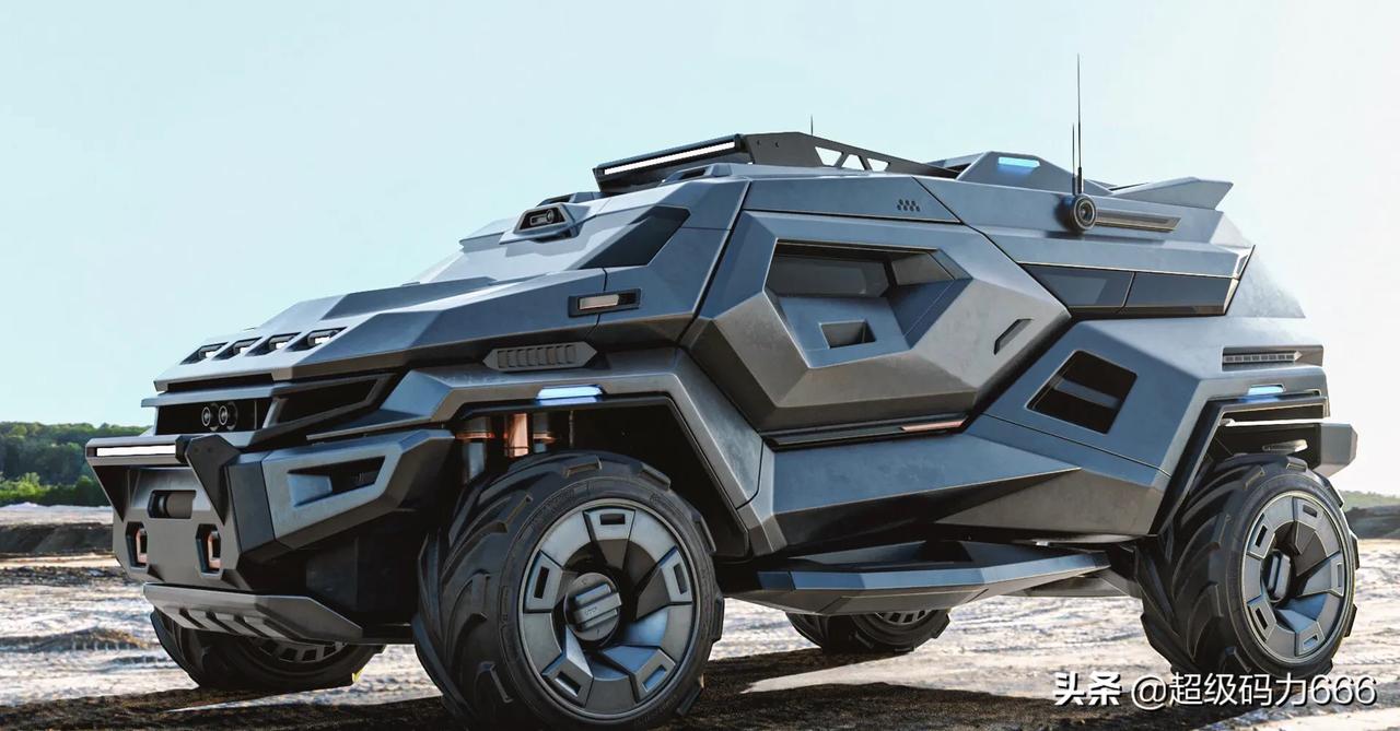 外国汽车设计师milen ivanon设计的装甲越野概念车,命名为armortrckk
