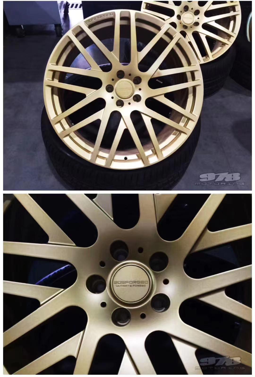 出售美国正品305forged uf203哑金色轮毂适用于