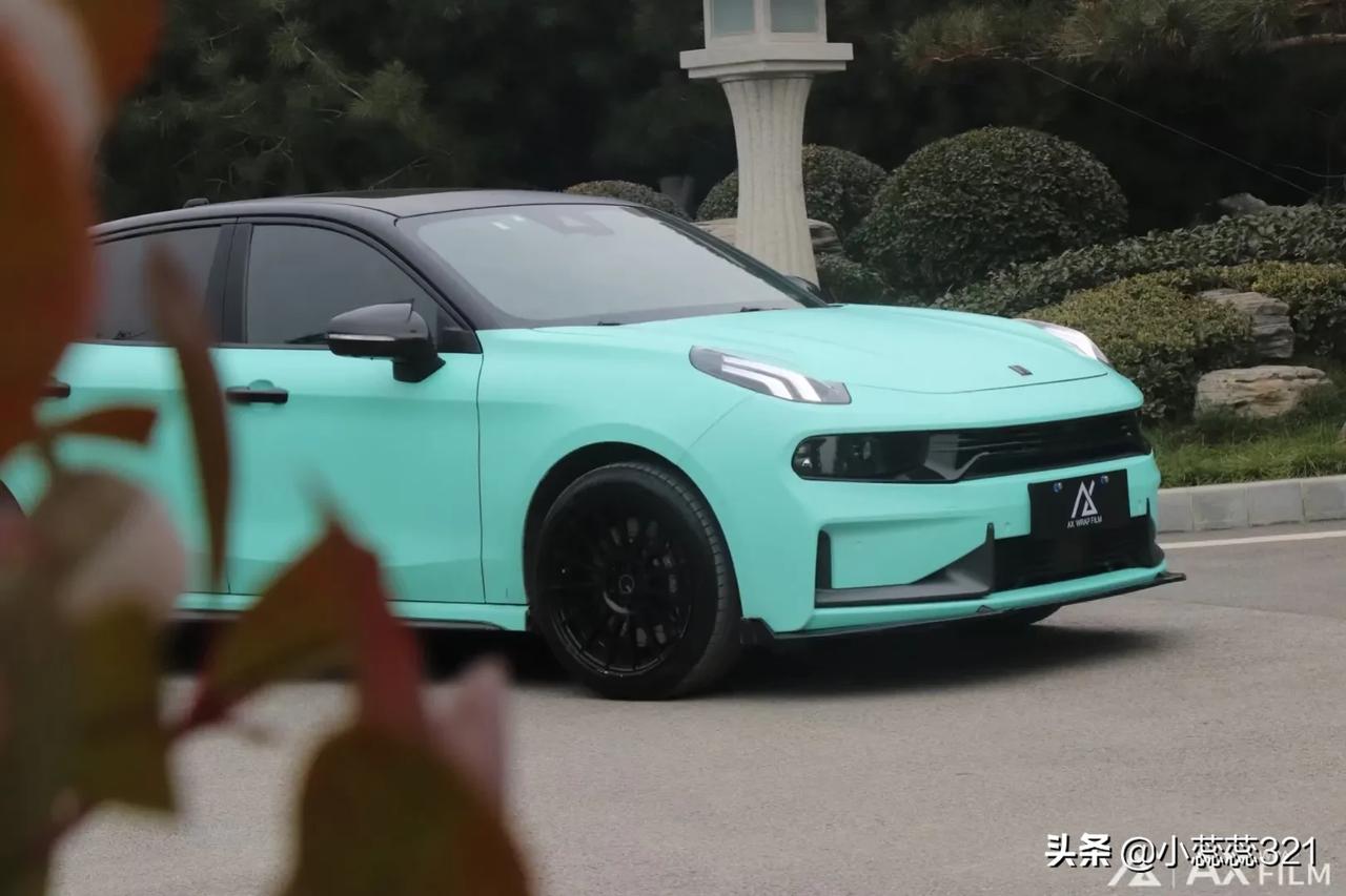 领克03改色蒂芙尼电光蓝这种神仙颜色够轻奢@领克汽车#汽车