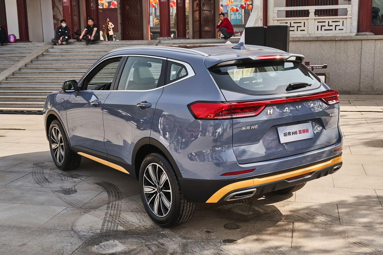 哈弗h6国潮版之青瓦灰外观赏析