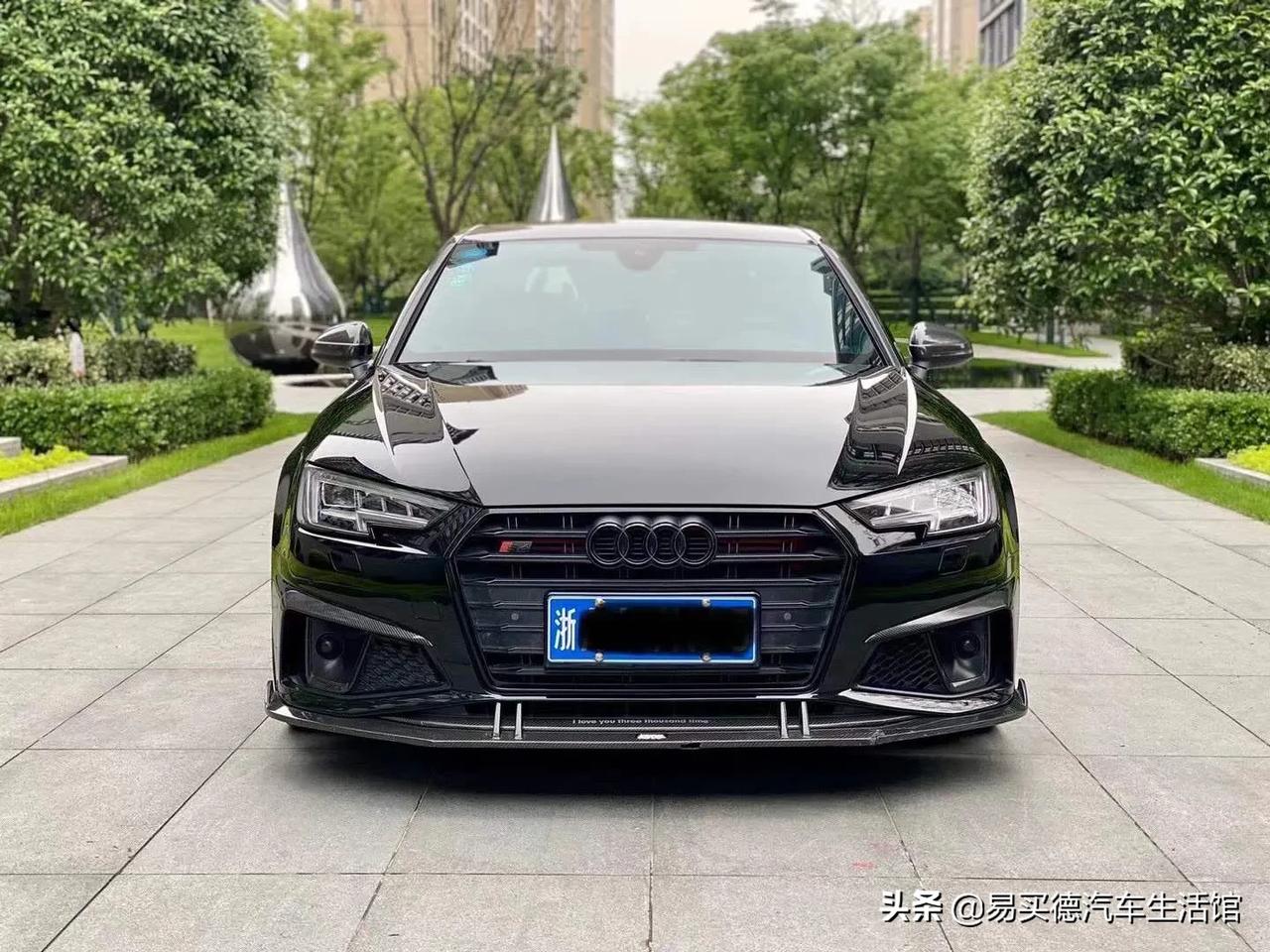 19年奥迪s4黑武士全车原版少许补漆全程4s店保养安全行驶4万公里动力