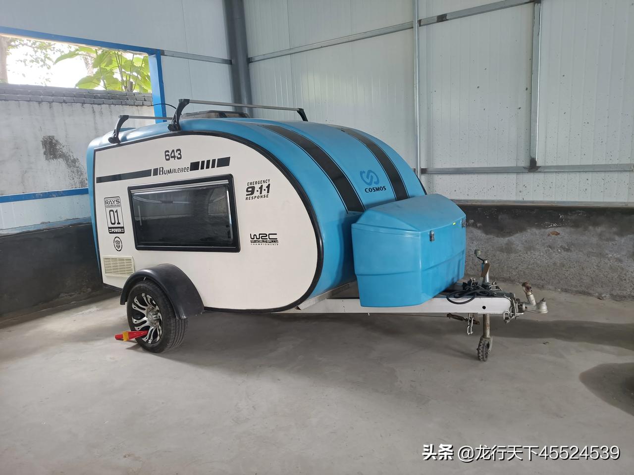 小雨滴拖挂房车 小雨滴房车转让,九成新,冷暖空调,冰箱,网络