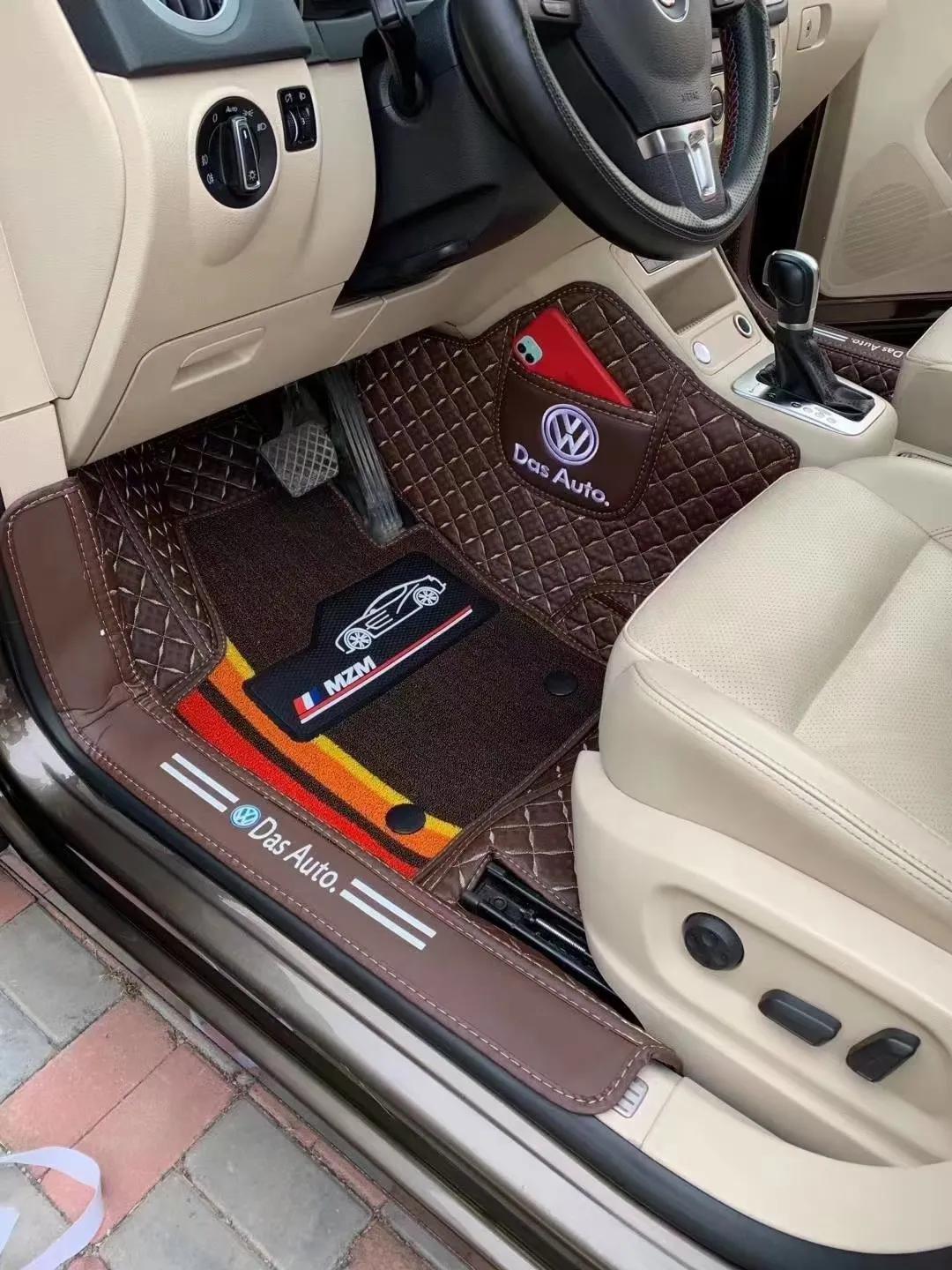 大众途观l汽车专车脚垫实拍