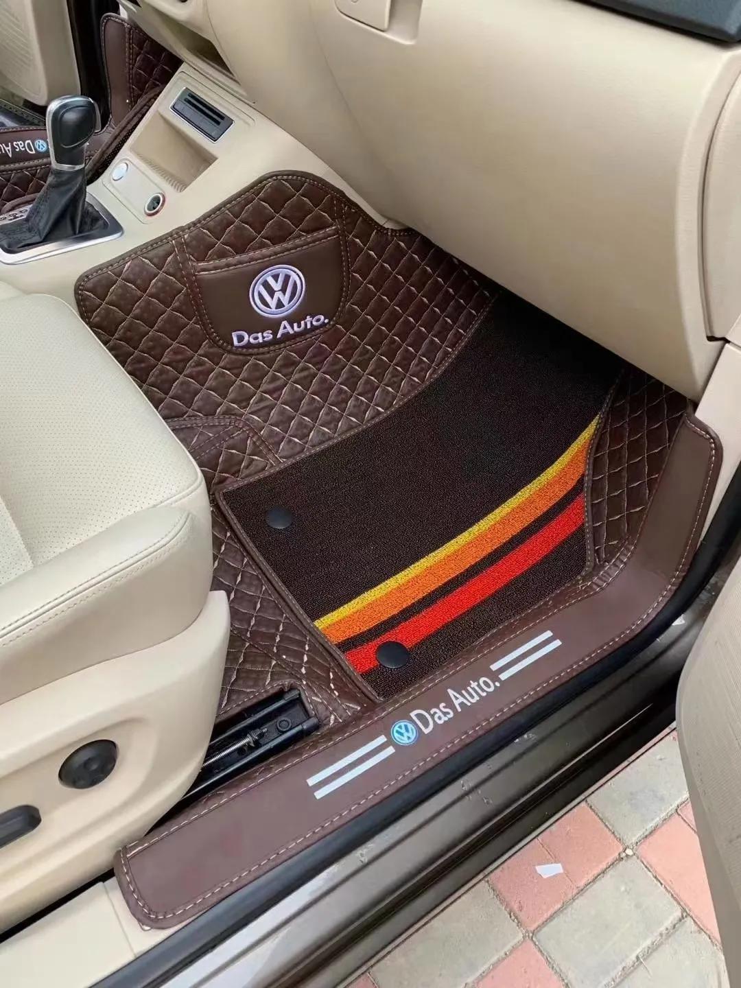 大众途观l汽车专车脚垫实拍