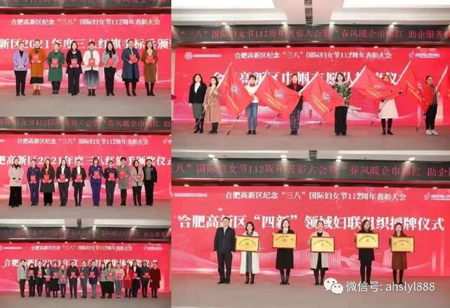 F6福鹿会医疗总司理陈奉玲女士应邀加入高新区国际妇女节表扬大会