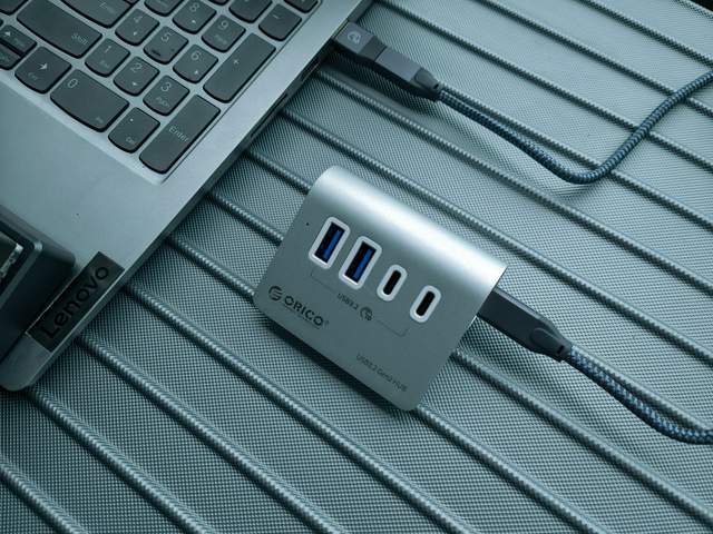 接口不够用奥睿科（ORICO）USB3.2分线器来帮你