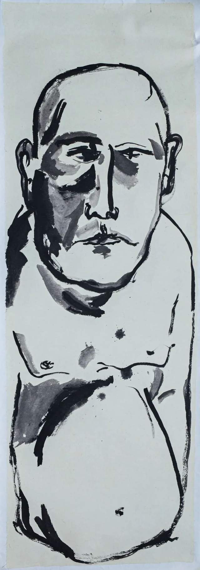 Jovan Vorotovit 乔万·伏罗托维奇（塞尔维亚） 《困惑》纸质 175cm×60cm