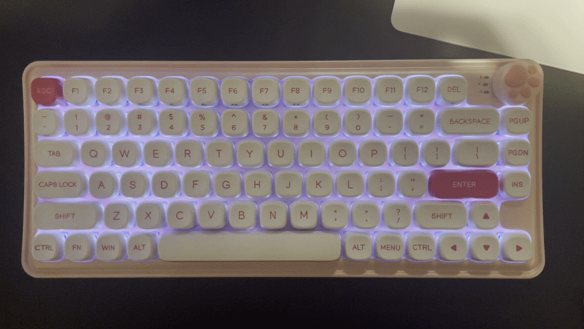 键盘里的小可爱，达尔优小方糖Z82三模机械键盘评测