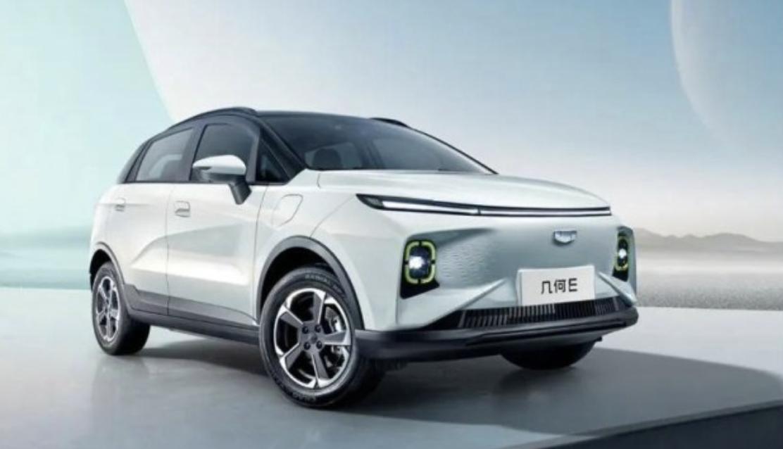 吉利几何e内饰官图发布 搭载双10.25英寸屏幕近日,吉利发