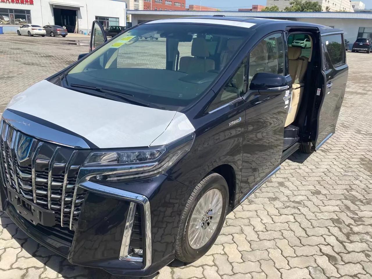 埃尔法最顶配墨玉黑米这个颜色你爱了吗