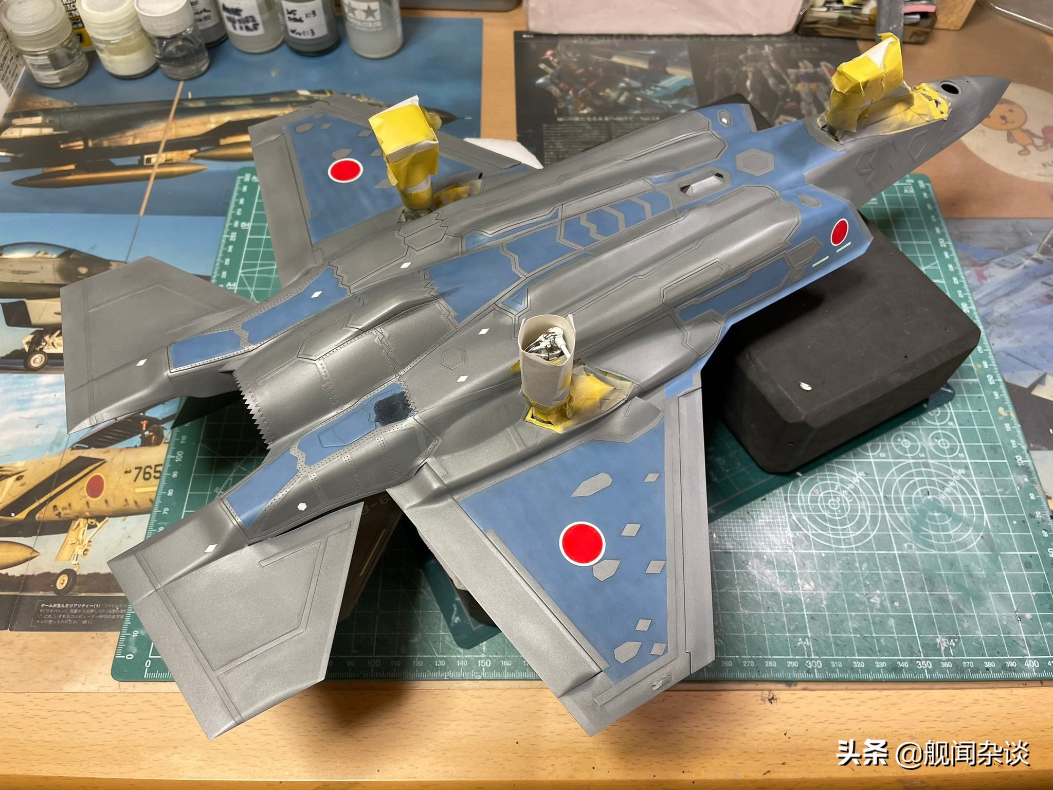 航空自衛隊飛行開発実験団的f 35a試驗機模型 各方面細節非常到位 軍事趣科普 天天看點