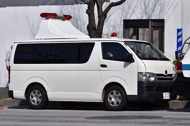 经典车欣赏～丰田海狮 toyota hiace 日本警车 警