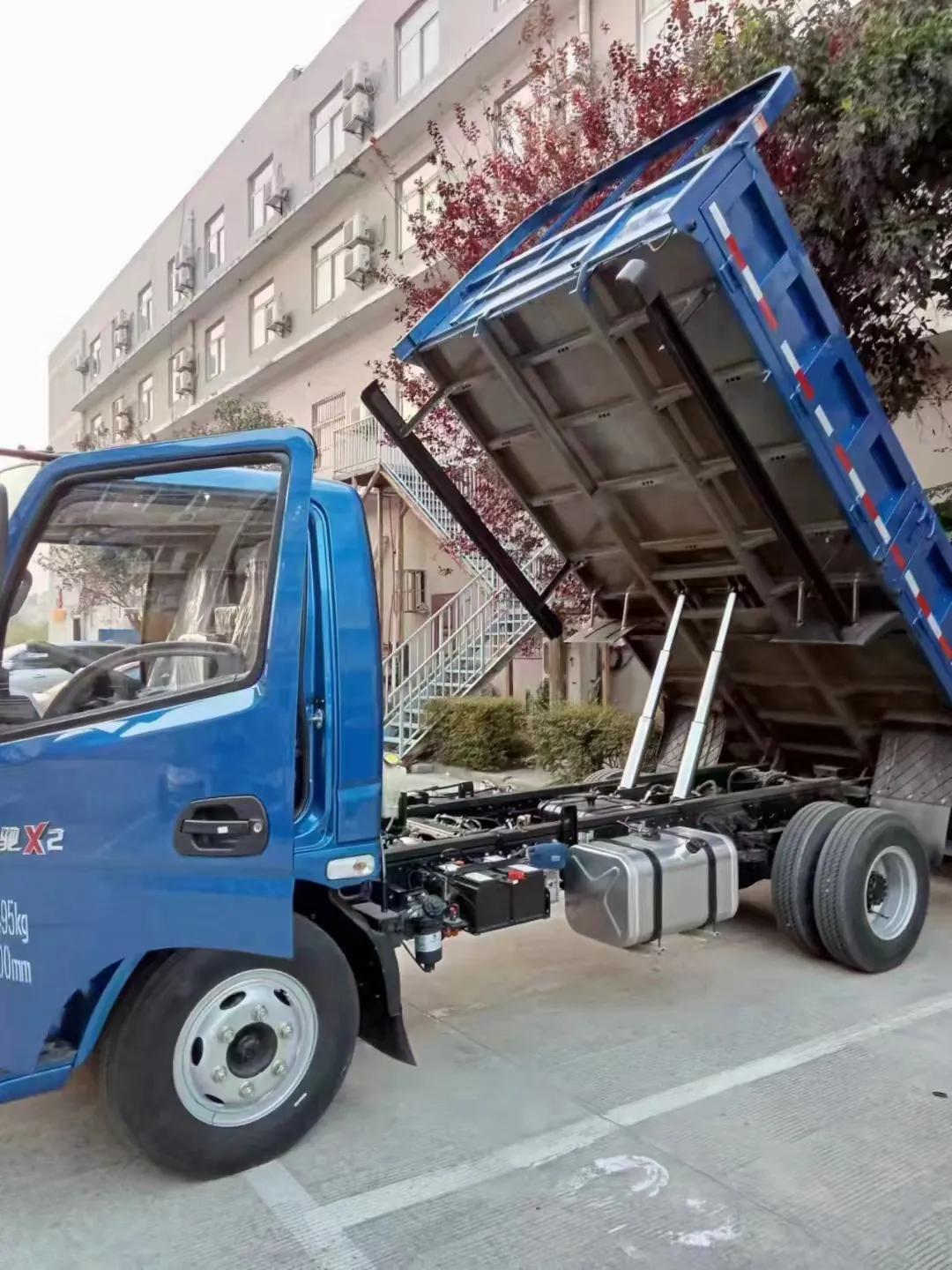 飞碟奥驰x2国六蓝牌自卸车!采用了德威150p马力发动机,法