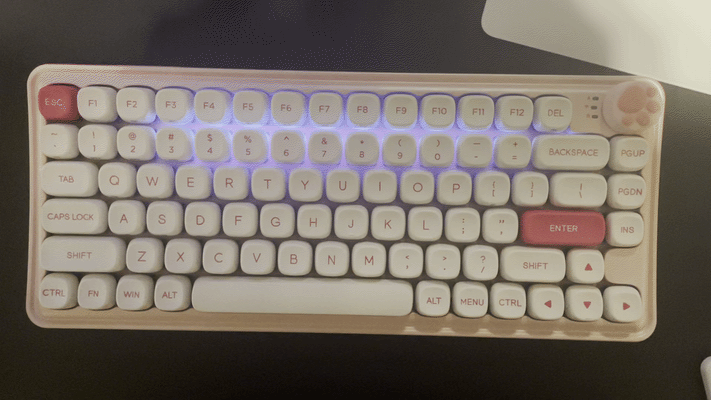 键盘里的小可爱，达尔优小方糖Z82三模机械键盘评测