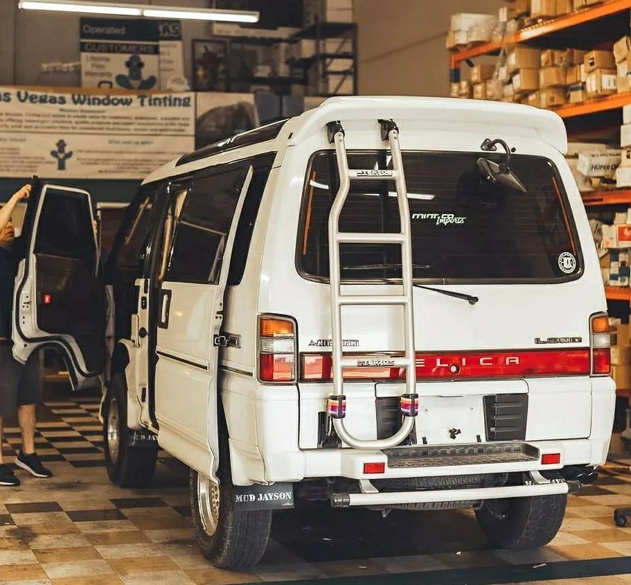 三菱得利卡改装方案露营车越野车床车