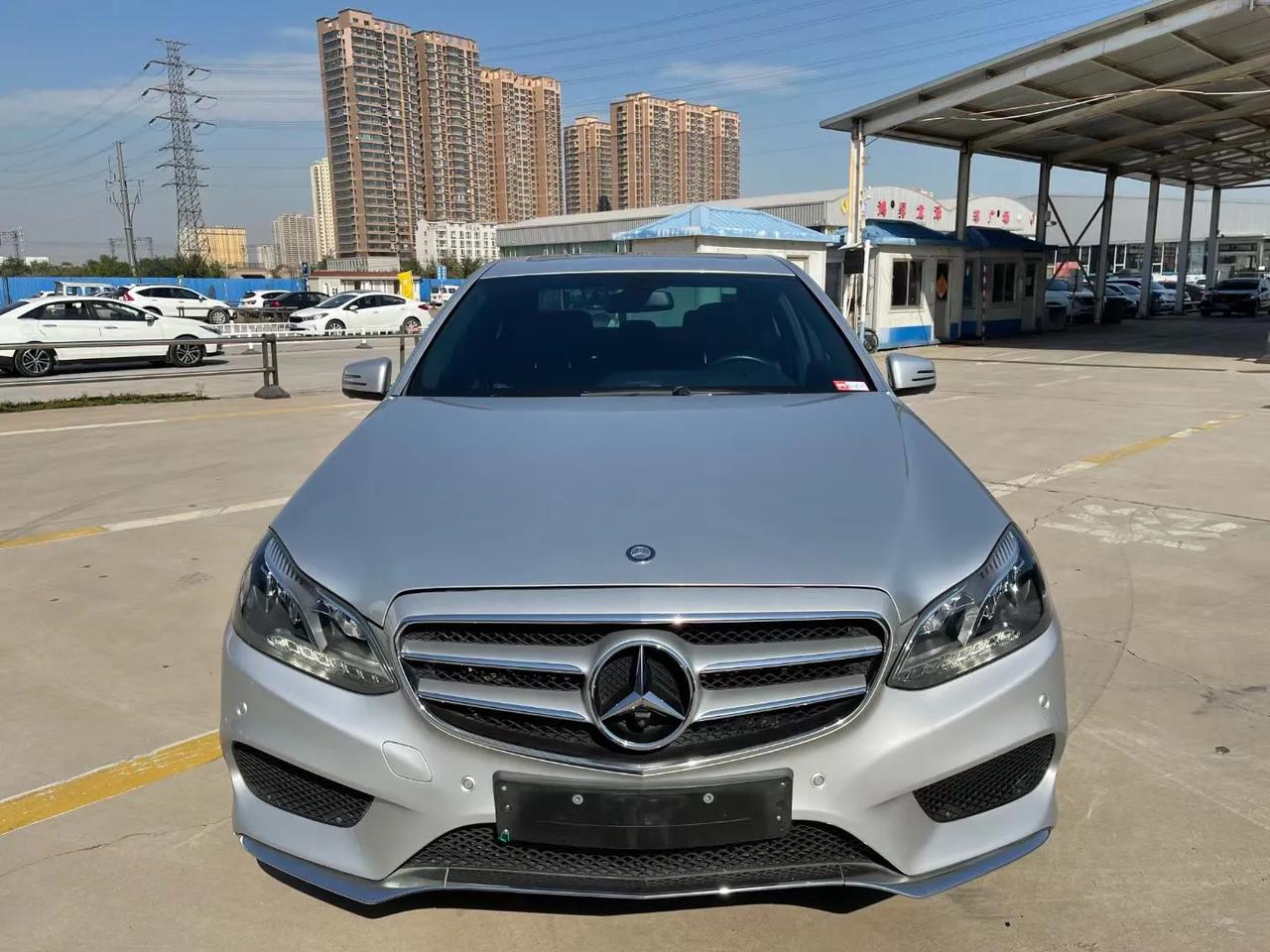 14年奔驰e260l时尚全车原版三大件原漆其余补漆实表9万多公里一手过