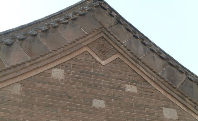 安阳明清建筑文化内涵之四陡板山花抱厦