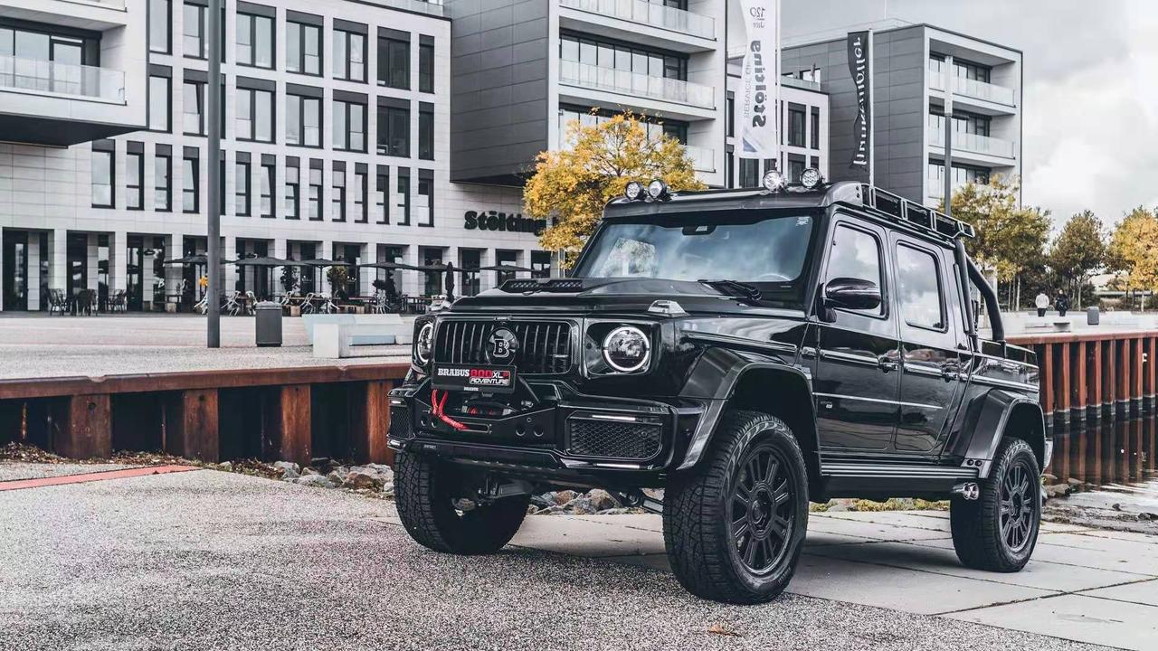 全新巴博斯800 adventure xlp发布,基于amg g63开发的皮卡#黑武士