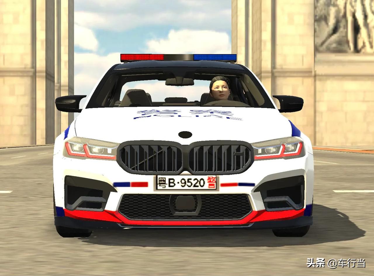 宝马m5警车#车行当##宝马##宝马m5##懂车帝##汽车之