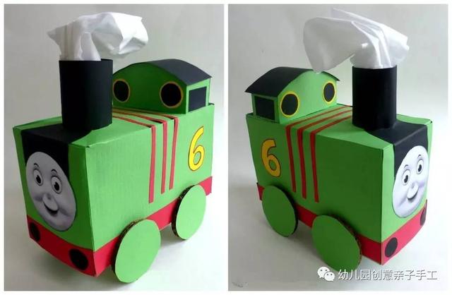 幼儿亲子手工制作废物利用鞋盒(幼儿园废物利用小玩具鞋盒)