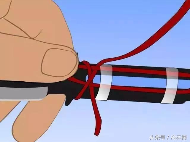 刀柄缠绳方法大全图解三分钟学会3种刀柄缠绳