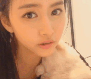 牛哥内涵美女gif动图15p：我敢肯定，这个小球迷一定是个大球迷