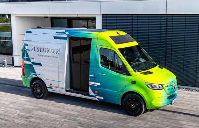 梅赛德斯-奔驰发布环保商用货车概念车Sustaineer
