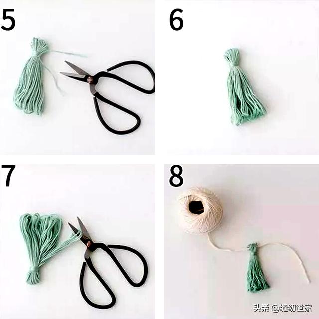 布料边流苏的制作方法(手工流苏编织方法图解)