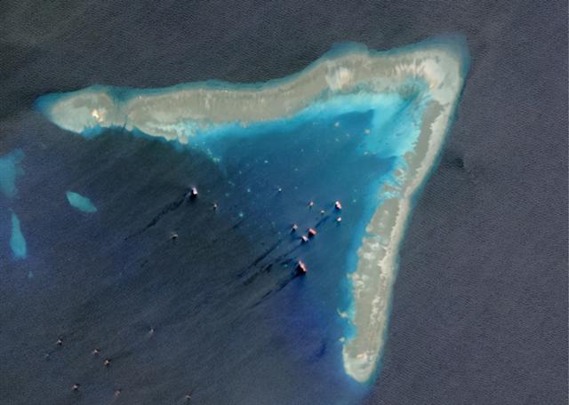 南沙牛轭礁礁盘很大，如填成南沙第一大岛，将振奋人心