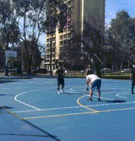 搞笑的GIF动态图：就你这破拖拉机，还想跟我比