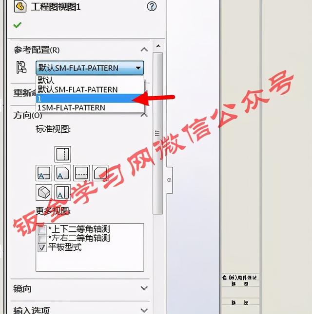 sw工程图中平板模式展不开