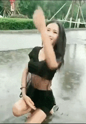 邪恶美女的动图图片：让我这种没女朋友的怎么想！