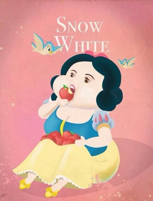 黑暗的白雪公主故事(暗黑童话之《白雪公主》)_手工miao