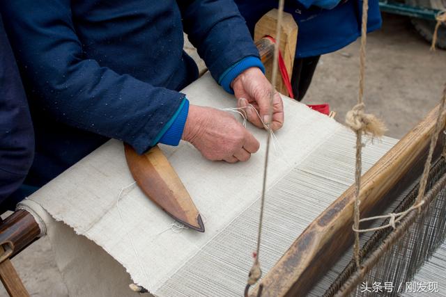 纯手工棉花老粗布(手工织布老粗布怎么操作)