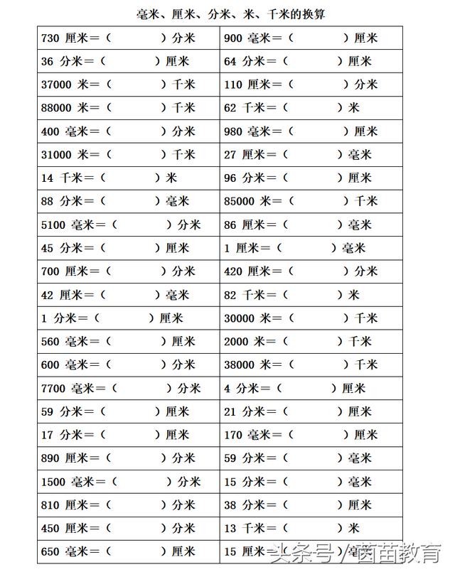 1厘米是多少毫米