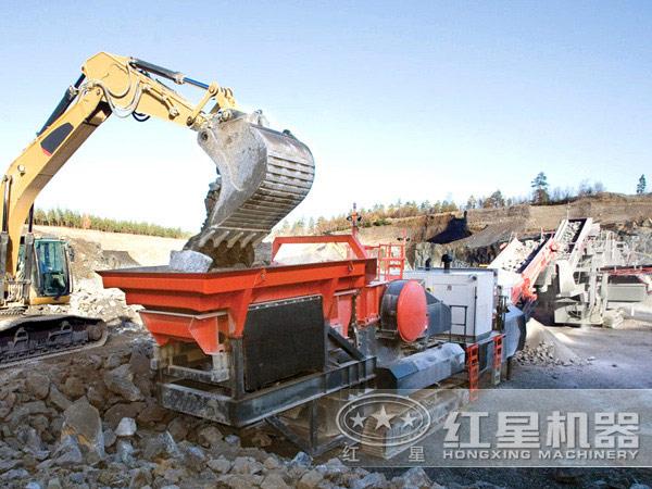 综合破碎机分料仓