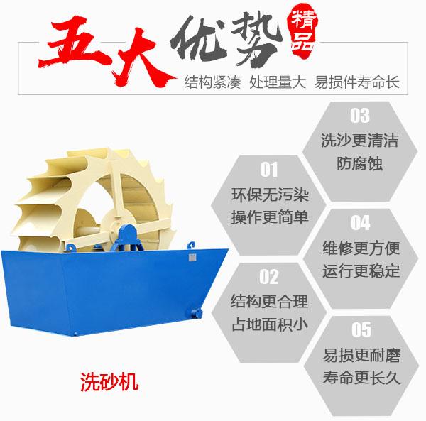 菏泽轮式洗砂机