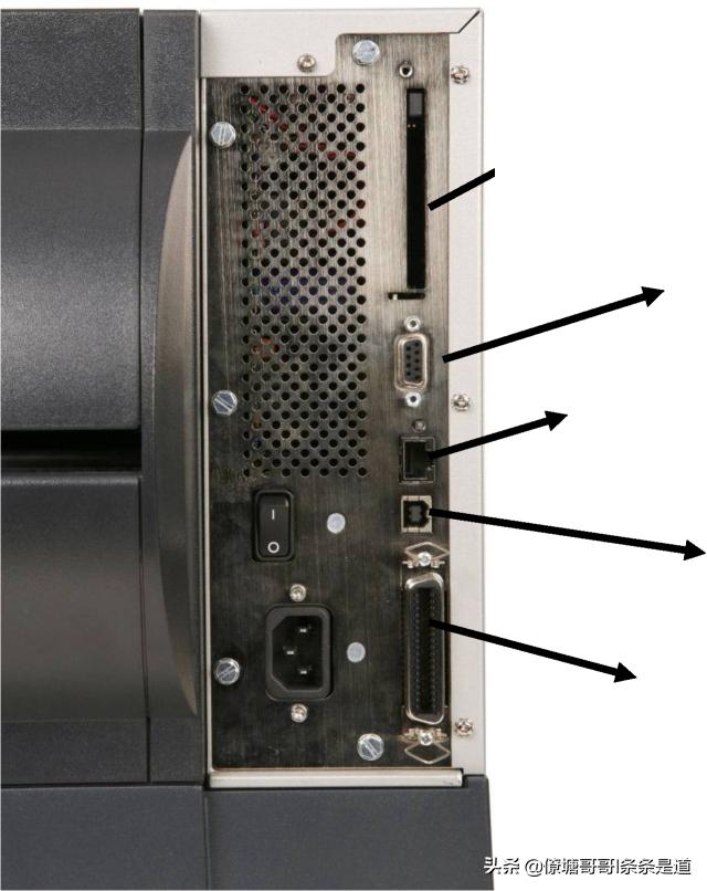 1284双向并口*可与以太网接口选件并存zebratechnologies打印机的结构
