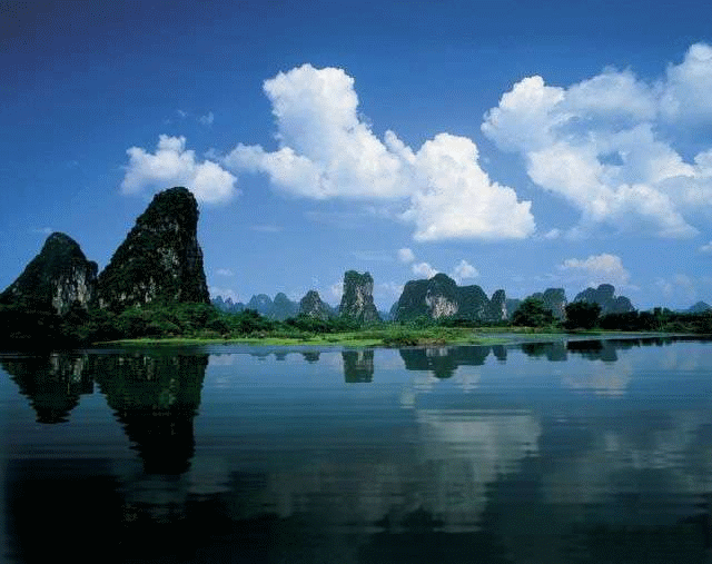 很漂亮的山水美图GIF动图