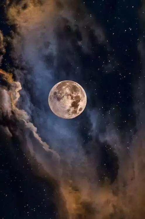 中国的月亮创作背景图片