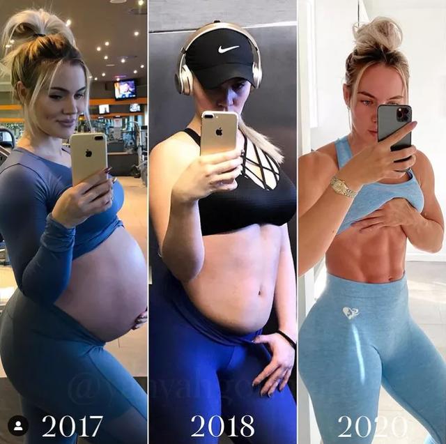 8个月身孕宝妈坚持健身，杠铃深蹲超140公斤，结果被网友们炮轰了 孕期健身 第19张