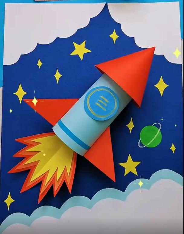 国庆节手工：我是中国娃，我为祖国打call