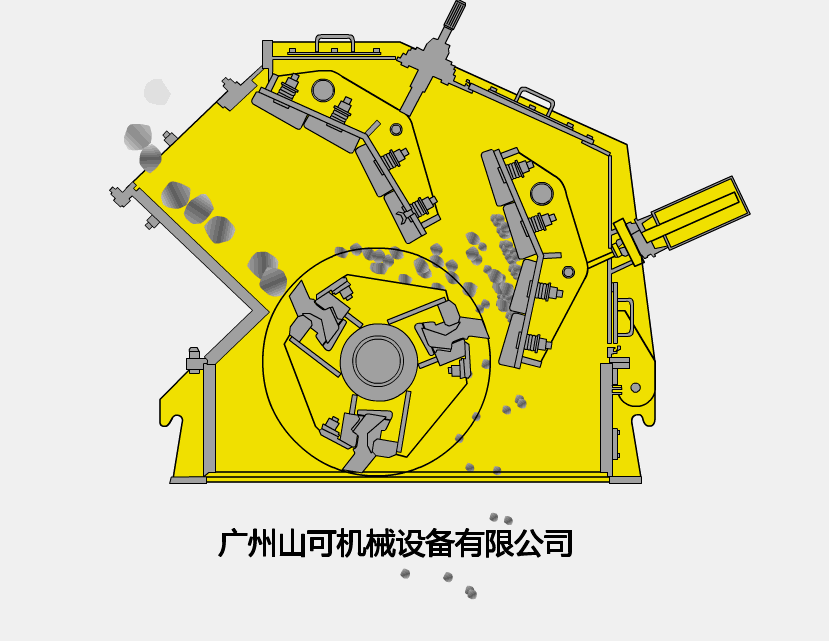 破碎机原理动图