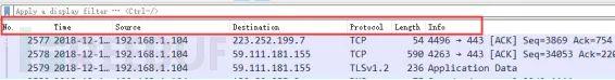 Wireshark的抓包和分析