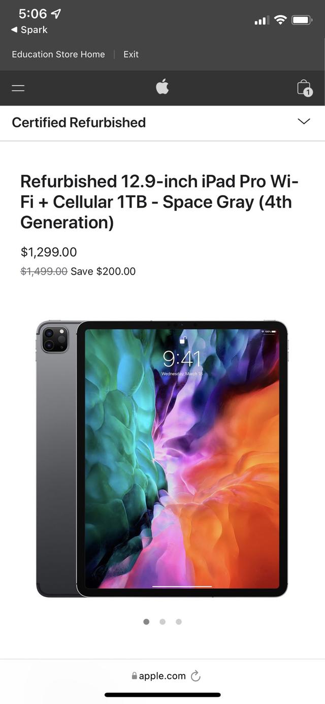 蘋果美國開售 iPad Pro 2020 款翻新機：搭載 A12Z 芯片