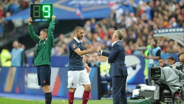 法国队公布欧洲杯大名单 皇马球员本泽马意外回归