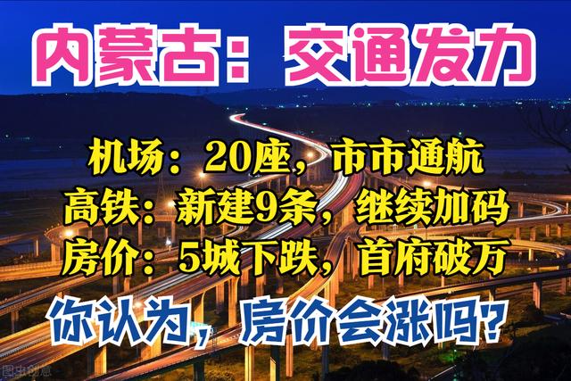 内蒙古2025：5大枢纽，9条高铁，11座口岸，20座机场，5城房价跌